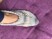 Kapcie bambosze wełniane ręcznie robione 43-45 rozmiar