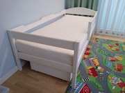 Łóżko z materacem Lukdom 180x 80 + 2 prześcieradła