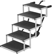 Schody dla psa aluminiowe składane