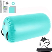 FBSPORT Nadmuchiwana rolka powietrzna, 120 cm x 75 cm zielona
