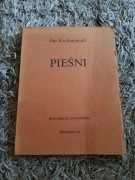 Jan Kochanowski pieśni reprodukcja pierwodruku