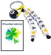 Breloczek na Dzień Dziadka, brelok z kulą bilardową.na sz