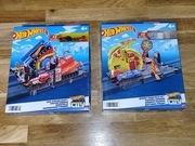Hot Wheels Dwa Zestawy Speedy Pizza Pick-Up i Fuel Station Shift Nowe