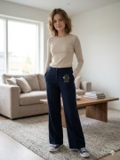 Granatowe spodnie Cambridge na 15/ 16 lat