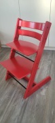 STOKKE TRIPP TRAPP Krzesło drewniane czerwone