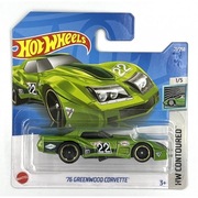 HOT WHEELS 76 GREENWOOD CORVETTE HW CONTOURED 1/5