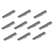 LEGO Skos 1x6x1 6508016 szary 4569 Light Bluish Gray 10 szt.