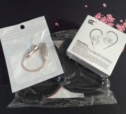 Słuchawki KZ EDX Pro X (+mic) Black + DAC USB-C CX31993 + ETUI