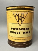 UNRRA - Amerykańskie Mleko w Proszku 1945/47 - Oryginalna Puszka, USA