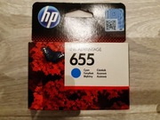 Oryginalny tusz HP 655 cyan