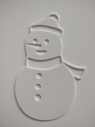 Zawieszka/ dekoracja- bałwanek