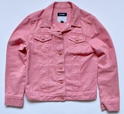 kurtka różowy jeans KIABI rozm. 138-143 jak nowa