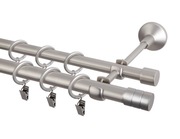 Satynowy Karnisz Forio 200 cm podwójny satyna 19/16 mm Inspire