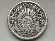 50 piastrów Syria 1947 srebro próby 600 (1257)