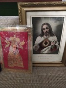 Święte obrazki z Jezusem i Matką Boską Licheńską