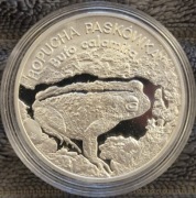 20 zł 1998 r. Ropucha Paskówka- Zwierzęta Świata. Folder *WYPRZEDAŻ 