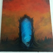 Portal , akryl 70x50 