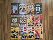 Tablice ozdobne Route 66 - Amerykańskie tablice Usa 24sztuki