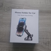 Uchwyt samochodowy na telefon – mocowanie na szybę / deskę rozdzielczą