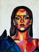 Obraz akrylowy - Rihanna 30x40cm