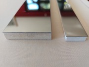 Listwa dekoracyjna stalowa super mirror 5,8x75cm