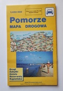 Mapa drogowa Pomorze papierowa