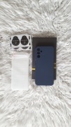 Etui na telefon + Szkło na ekranie Granatowe Samsung A14