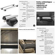 Kodiaq: Bagażnik dachowy+Roleta+Pokrowiec na narty