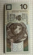 Banknoty 10 zł 1994r.Seria KB UNC