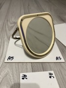 vintage lusterko do makijażu . wczesny prl-anglia 