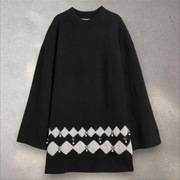 Sukienka swetrowa H&M – miękka, ozdobna, M