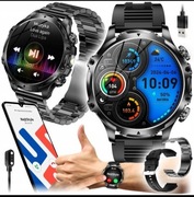 Zegarek Smartwatch Męski Rozmowy Duża Bateria 700 mAh Wodoodporny Menu PL