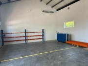 Regał magazynowy półkowy H250cm x 60cm trawers 190cm długość 410cm