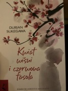 Kwiat wiśni i czerwona fasola. Durian Sukegawa