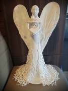 Prezent na dzien mamy. Anioł powertex. 