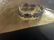 Złota bransoletka słoneczniki