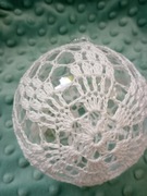 Bombka szydełkowa 10cm handmade 