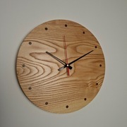 Zegar drewniany - ręcznie robiony