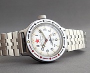 Zegarek Wostok Amfibia Okręt Akula CCCP