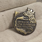 Odznaka Krajoznawcza Polski PTTK stopień złoty 