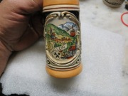 Stary niemiecki  mini kufel HALLEIN