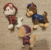 Psi patrol trzy maskotki Skye Chase Marshall