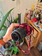 Nikon D3100 czerwony + 18-55 mm | stan bardzo dobry | w pełni sprawny