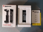 Manfrotto Twistgrip markowy aluminiowy uchwyt do smartfona na statyw