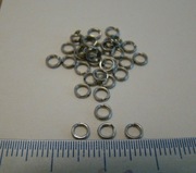 500 sztuk kółek łącznikowych spłaszczane wzmacniane od 2,5 do 4 mm