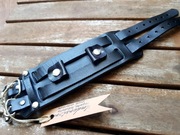 Pasek do zegarka Bransoleta Skóra Naturalna Czarny