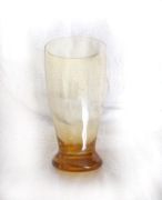 prl szklanka, kolorowe szkło prl, vintage szklanka, kolorowa szklanka retro