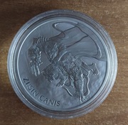 KOMSCO Zi:Sin Canis 2018 Srebro AG 1 oz