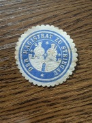 Magistrat Strzegom Striegau -  znaczek pieczęć przed 1918r