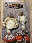 Król i Królowa z ceramiki